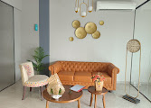 Lounge seating and workspace